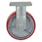 Vestil Polyurethane Rigid Caster 6 In. Diameter x 2 In. Width 772 Lb. Capacity Red CST-PU-6X2-R - alternate 4